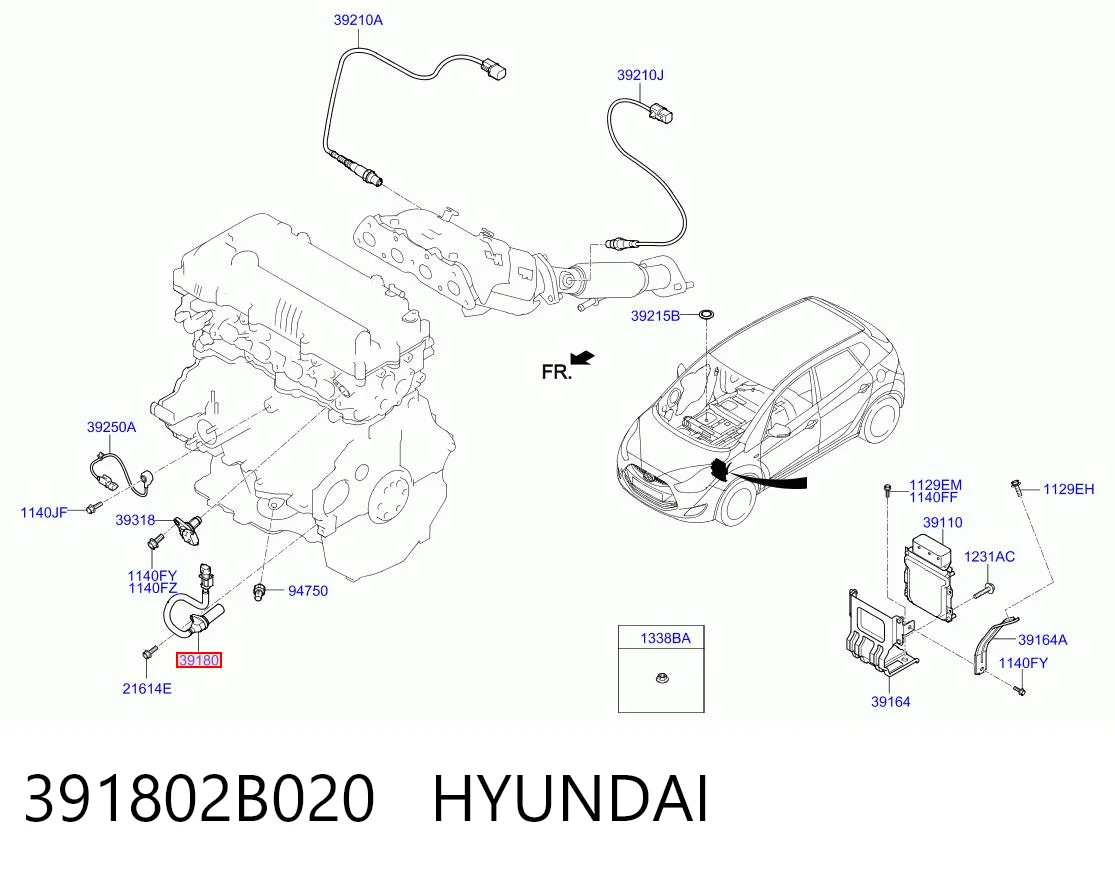  Czujnik położenia wału korbowego Hyundai Tucson 3