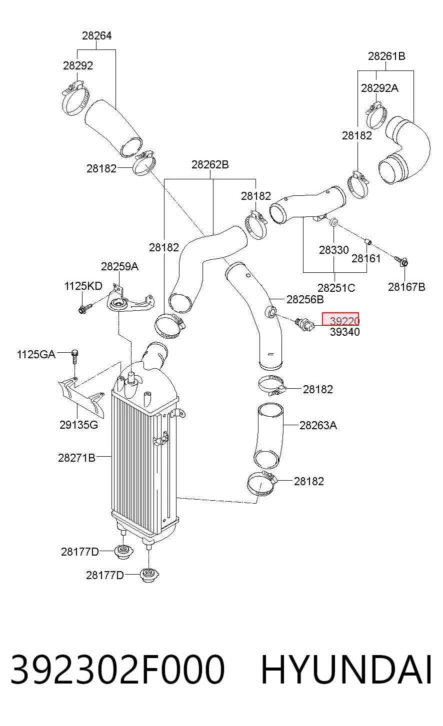 Czujnik temperatury powietrza wlotowego Hyundai Santa Fe I SUV (SM) (2000 - 2006) cena, od 10,56 USD