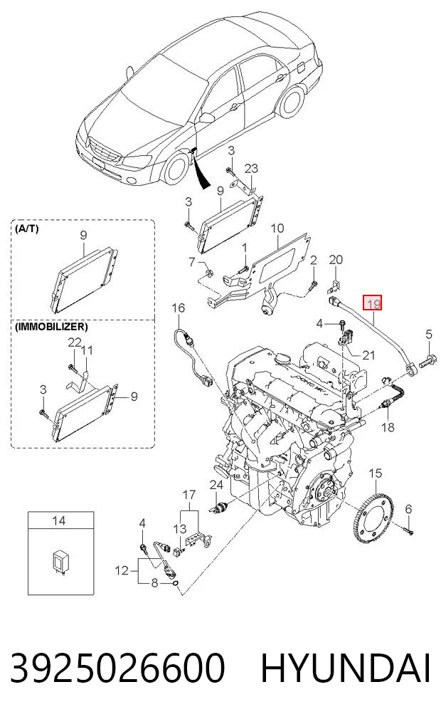 3925026600 Hyundai/Kia