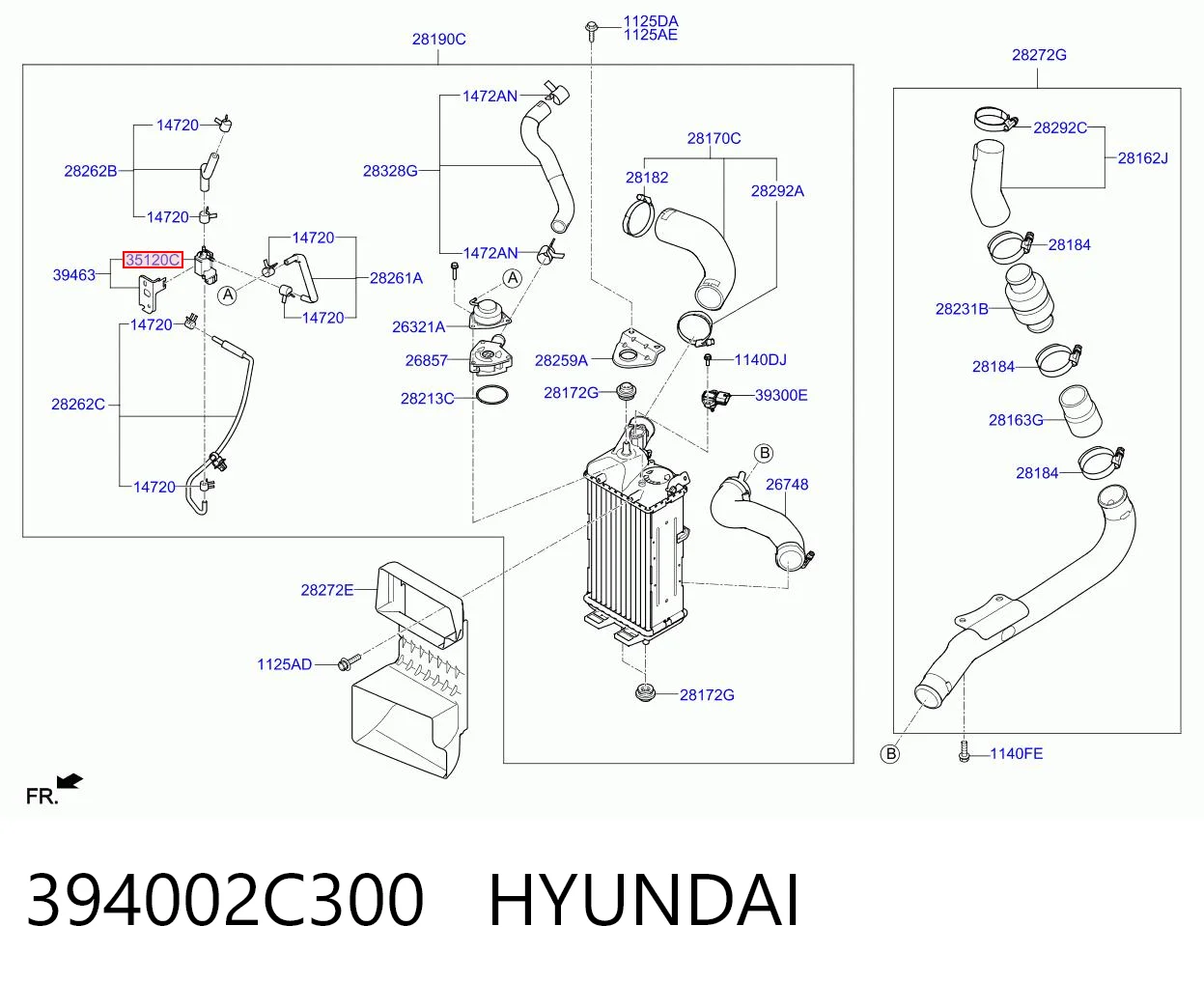 Zawór (aktuator) sterowania turbiną do Hyundai Tucson III TL