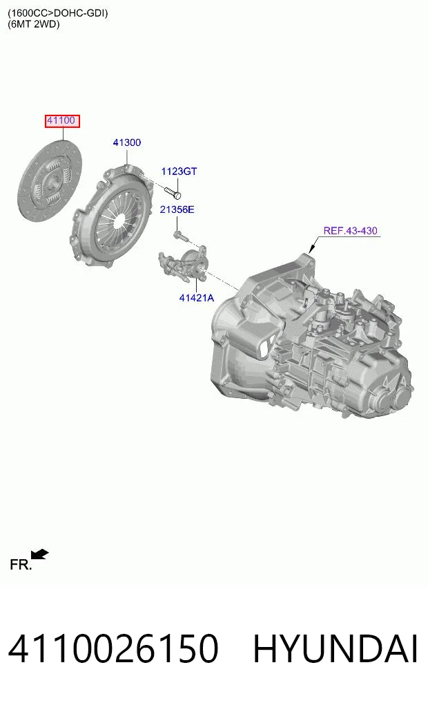 4110026150 Hyundai/Kia