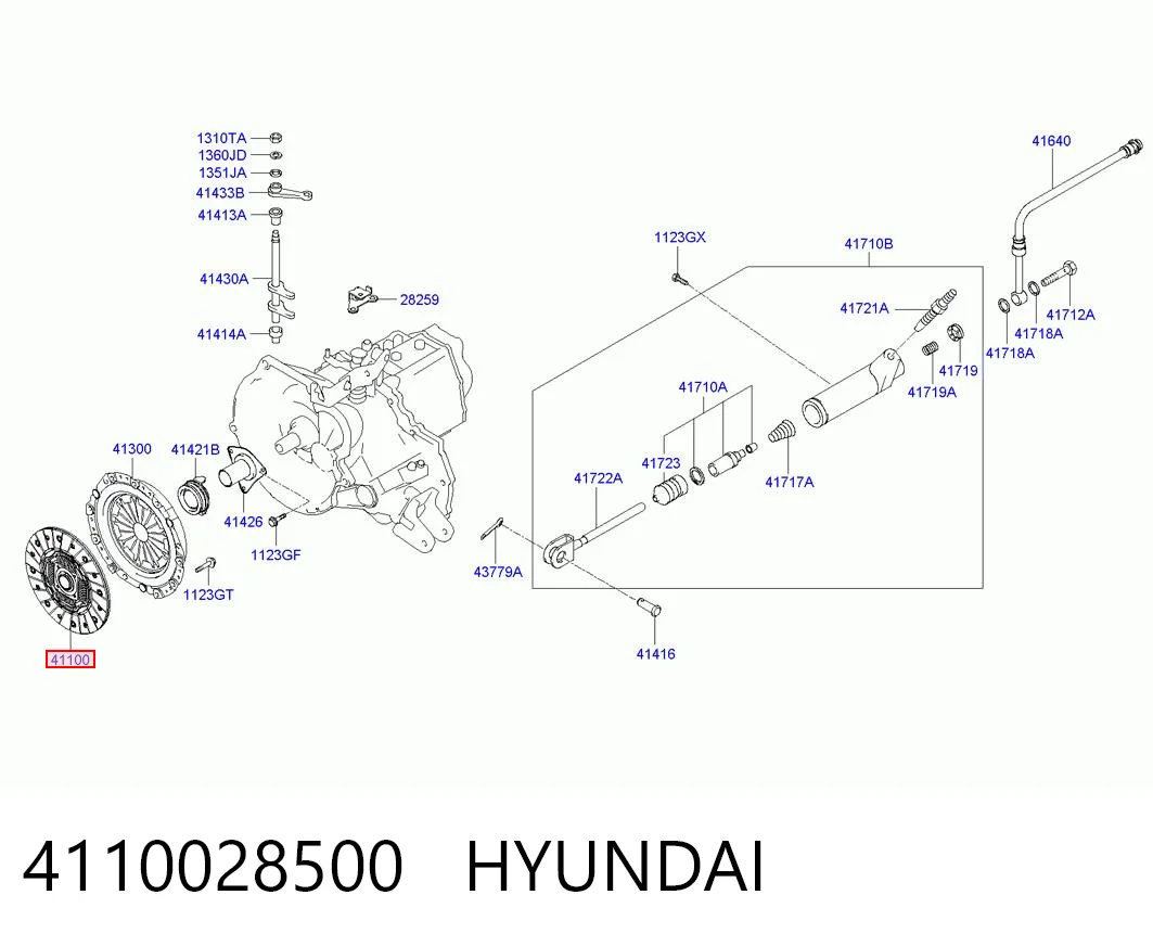 4110028500 Hyundai/Kia