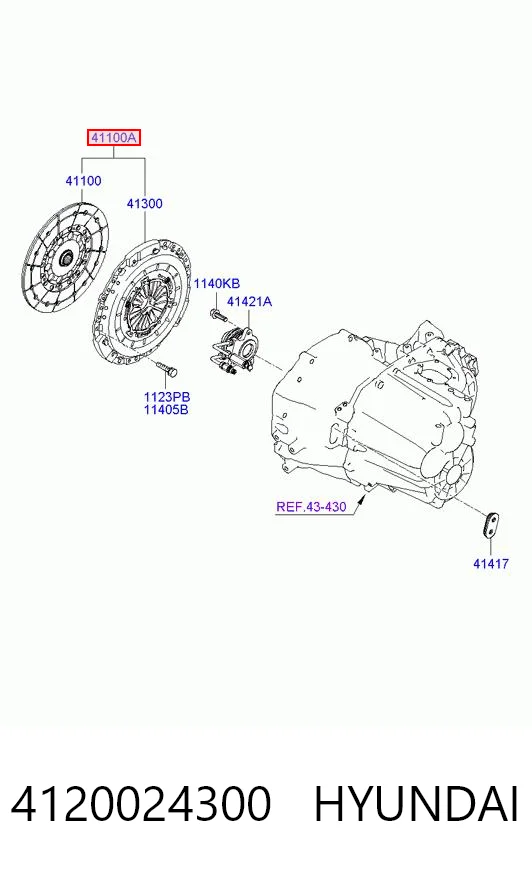 4120024300 Hyundai/Kia