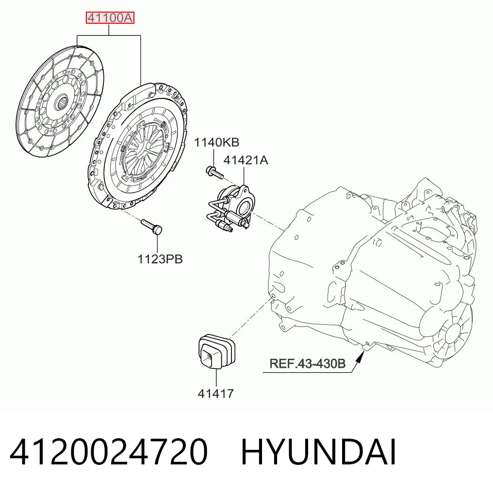 4120024720 Hyundai/Kia