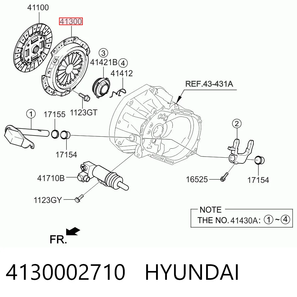 4130002710 Hyundai/Kia