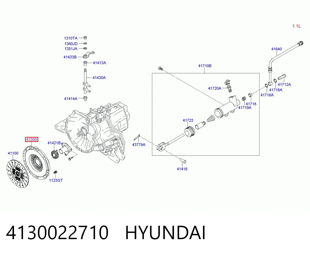 4130022710 Hyundai/Kia
