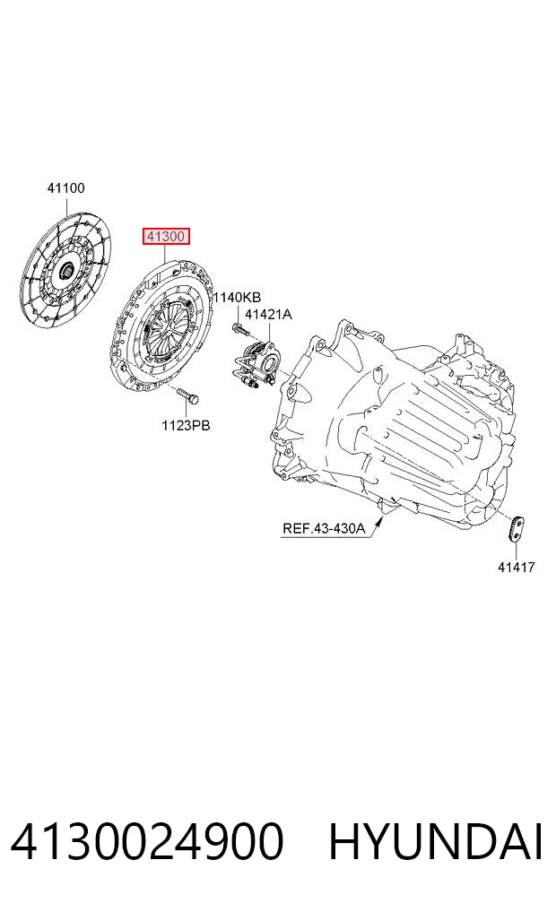 4130024900 Hyundai/Kia