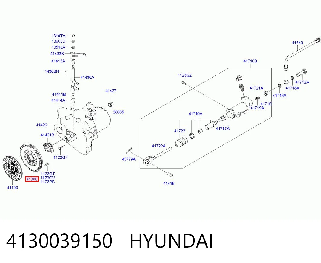 4130039150 Hyundai/Kia