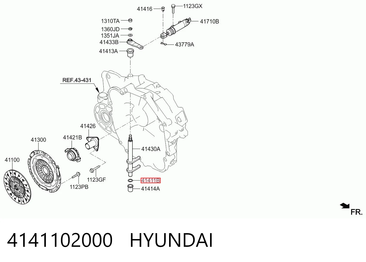 4141102000 Hyundai/Kia