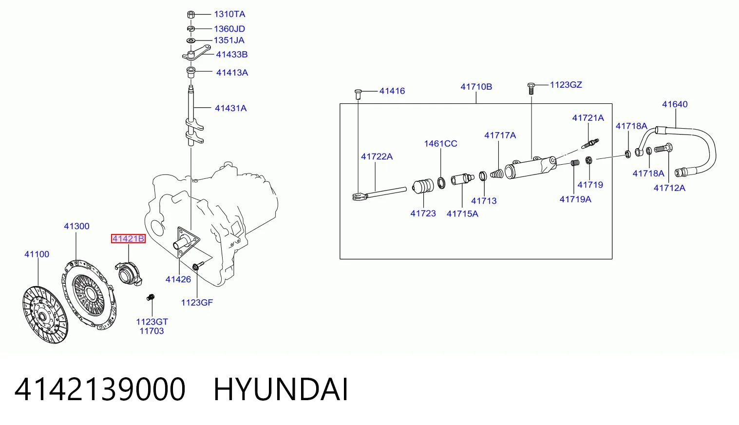 Łożysko wyciskowe sprzęgła Hyundai Santa Fe I SUV (SM) (2000 - 2006) cena, od 27,55 USD