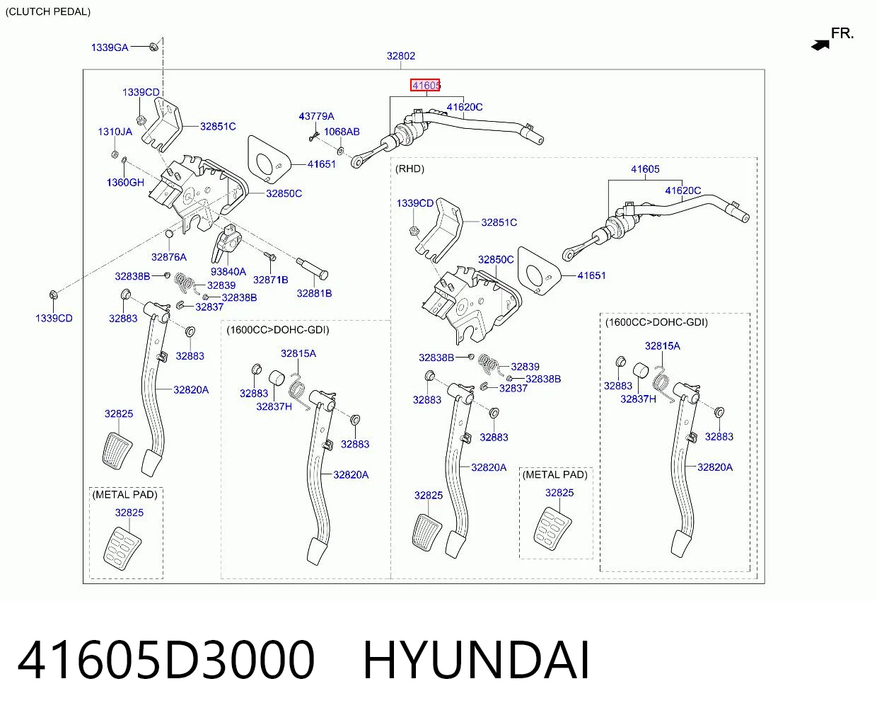  Cylinder sprzęgła główny Hyundai Tucson 3