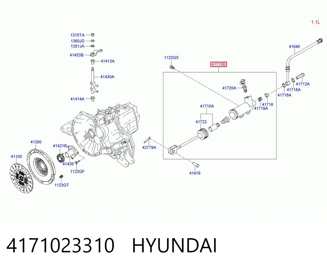 4171023310 Hyundai/Kia