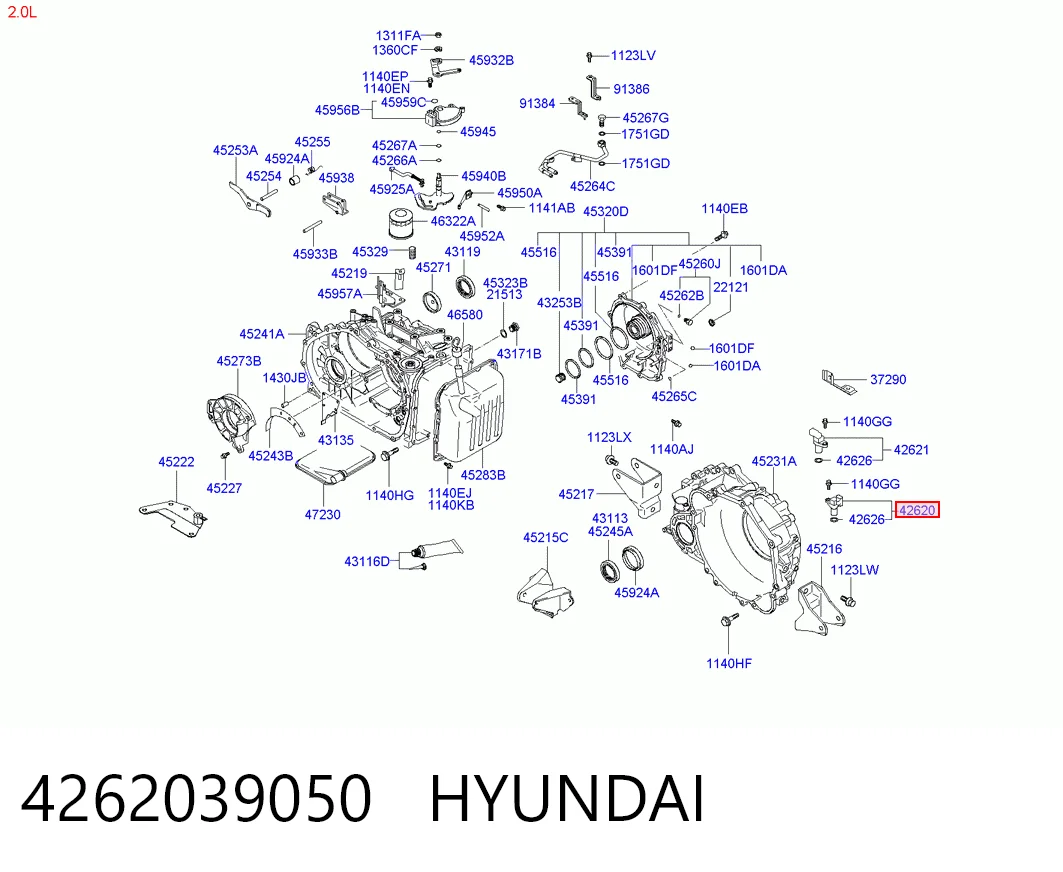 4262039050 Hyundai/Kia Czujnik prędkości
