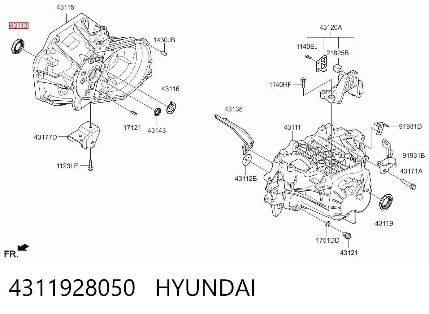 4311928050 Hyundai/Kia