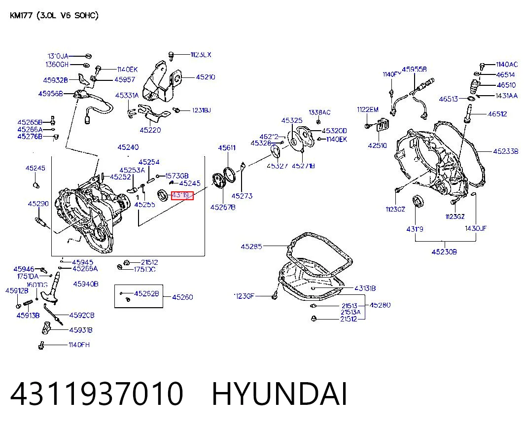 4311937010 Hyundai/Kia