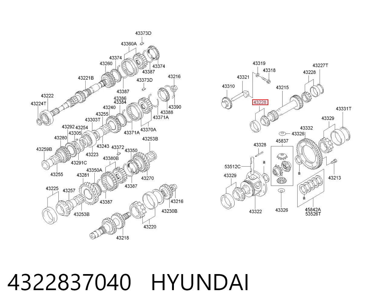 4322837040 Hyundai/Kia