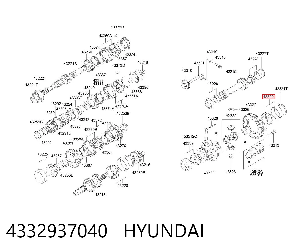 4332937040 Hyundai/Kia