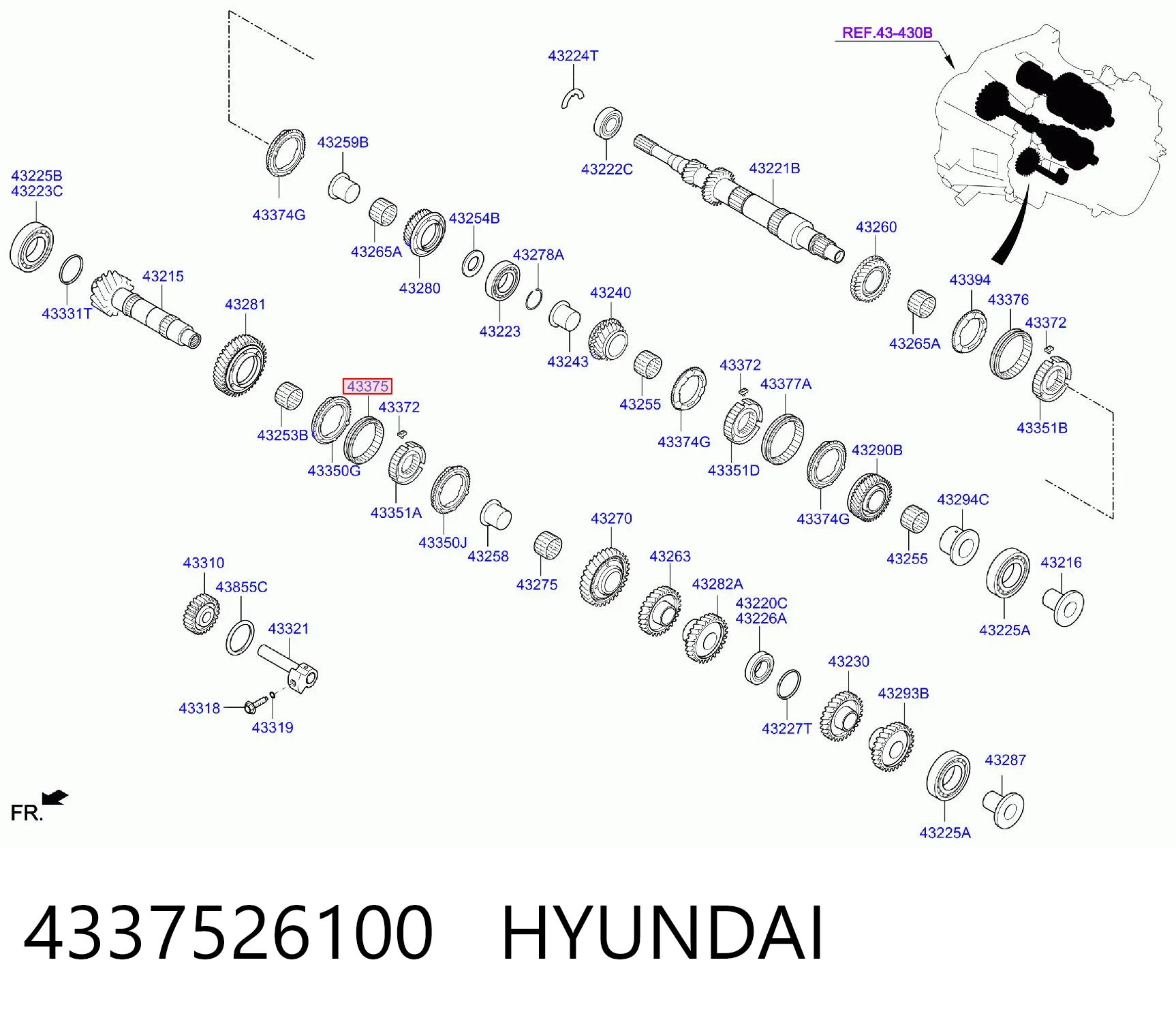 4337526100 Hyundai/Kia