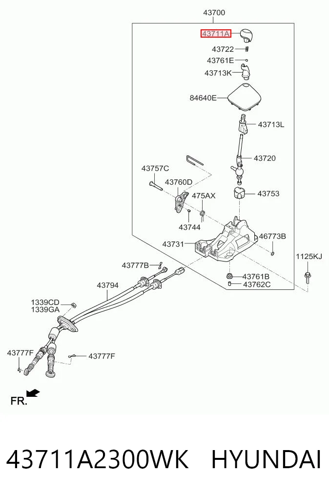 43711A2300WK Hyundai/Kia