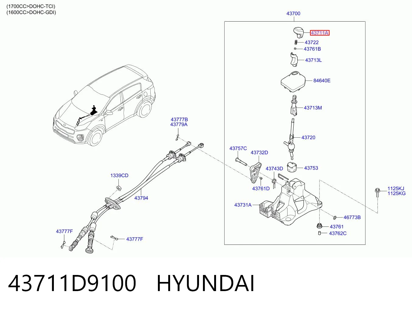 43711D9100 Hyundai/Kia