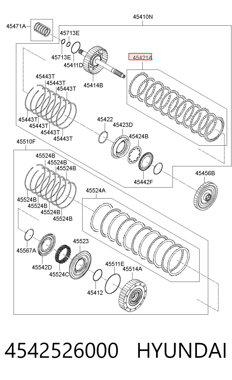 4542526000 Hyundai/Kia