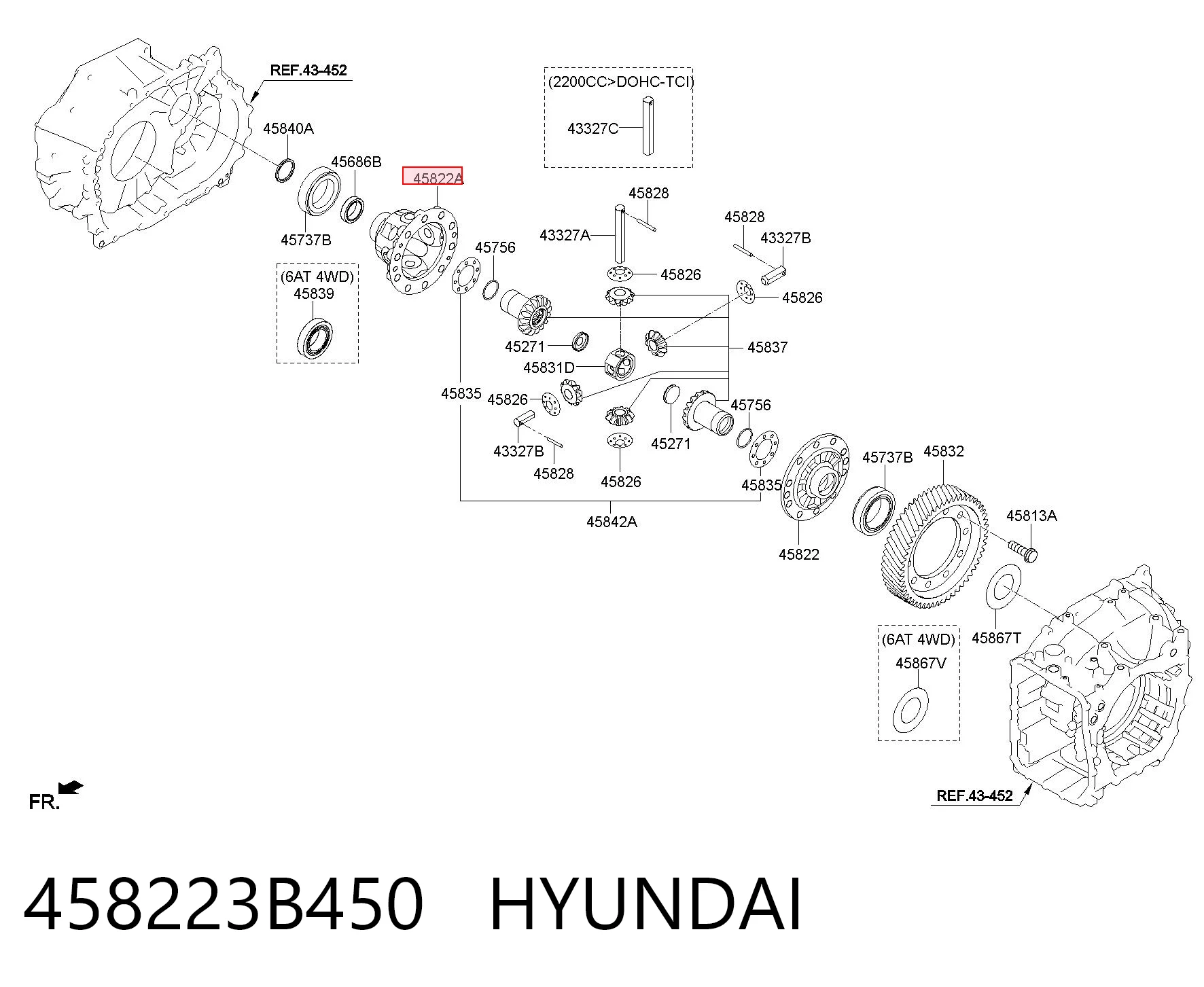 458223B450 Hyundai/Kia