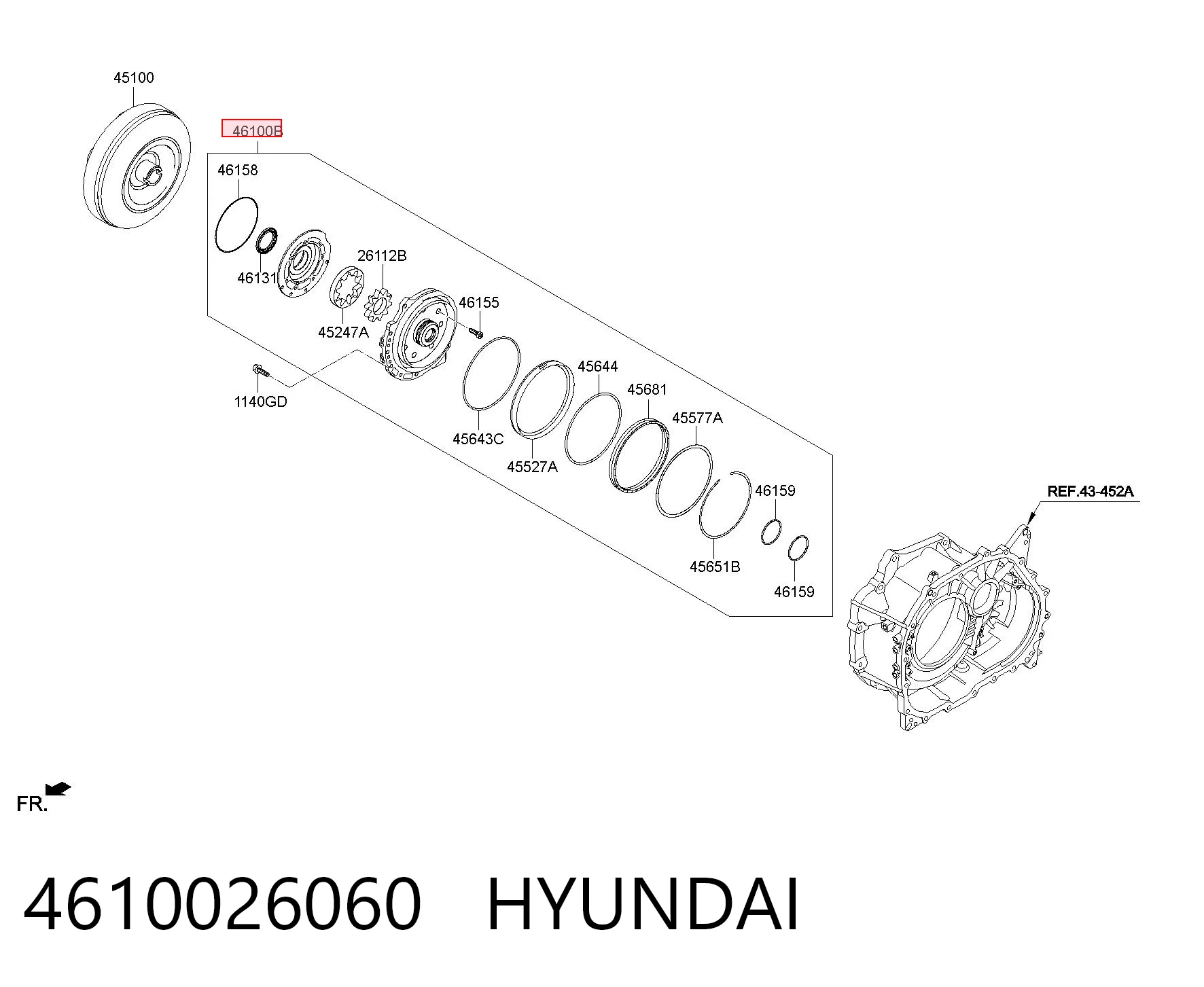 4610026060 Hyundai/Kia Pompa oleju