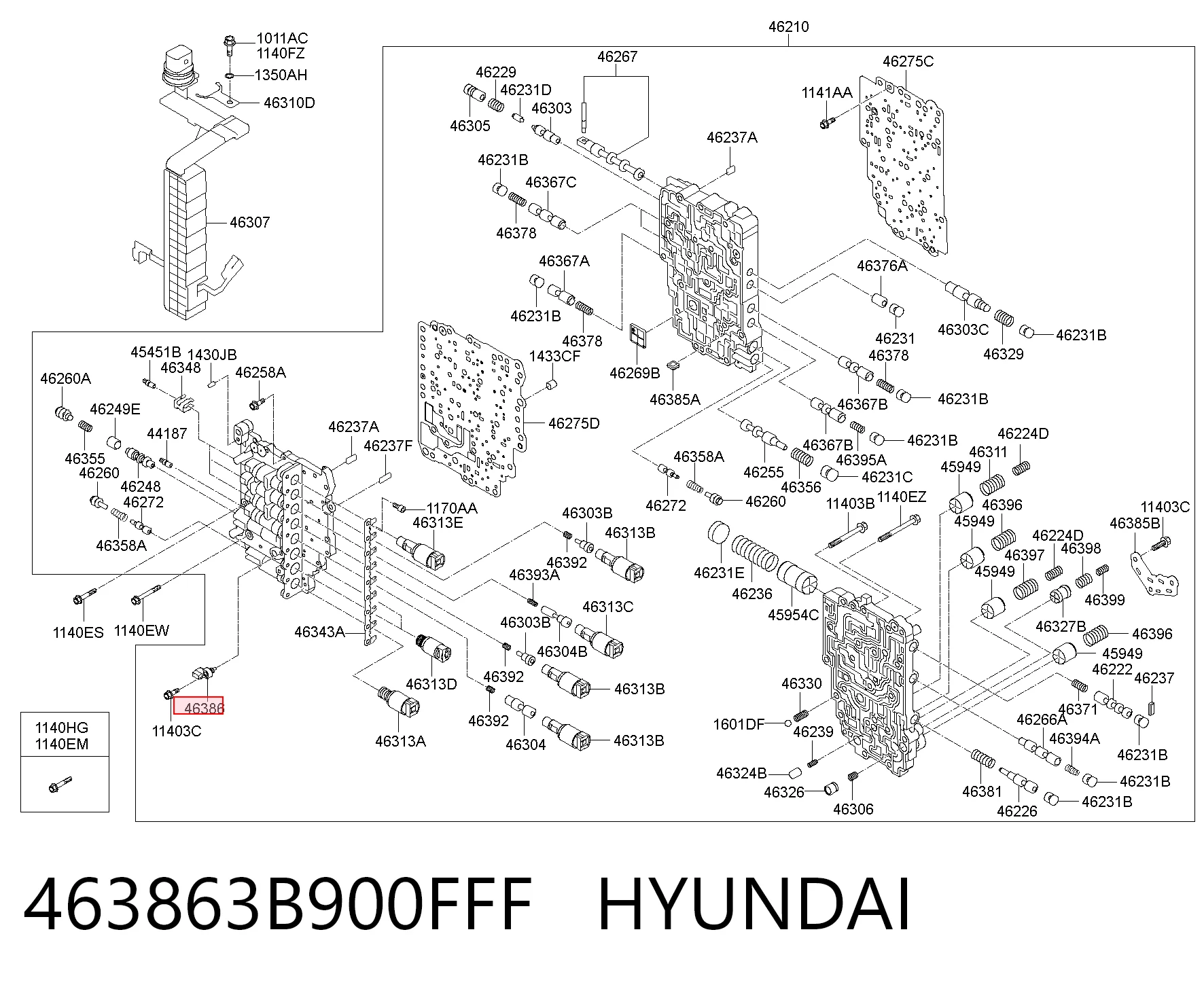 463863B900FFF Hyundai/Kia