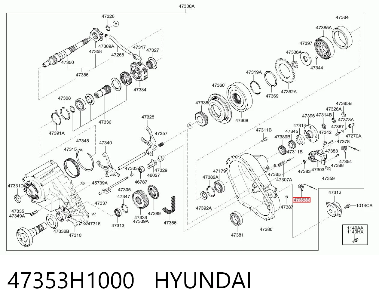 47353H1000 Hyundai/Kia