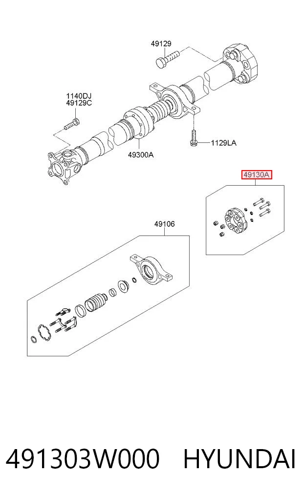 491303W000 Hyundai/Kia