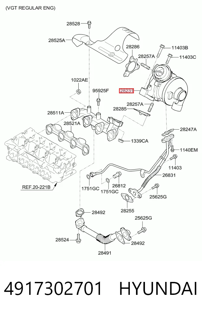 Turbina Hyundai I20 I hatchback (PB) (2008 - 2012) cena, od 256,60 USD
