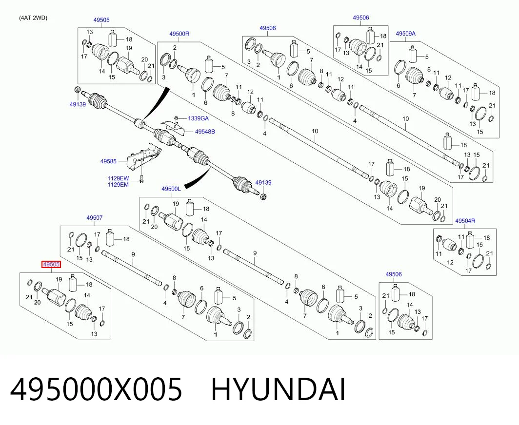495000X005 Hyundai/Kia