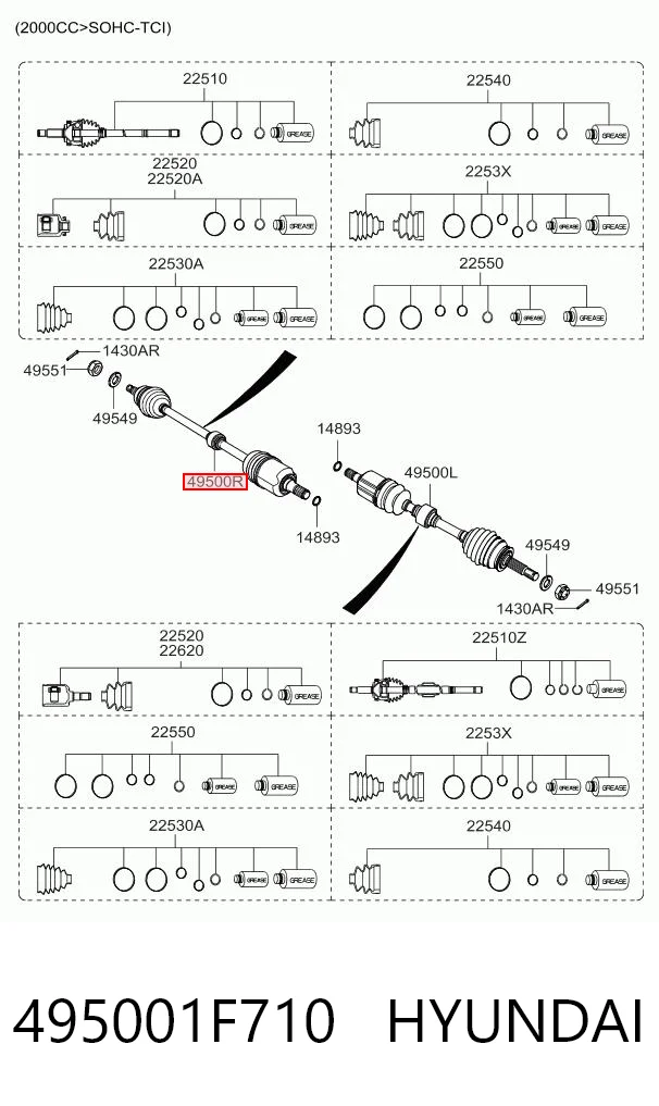 495001F710 Hyundai/Kia