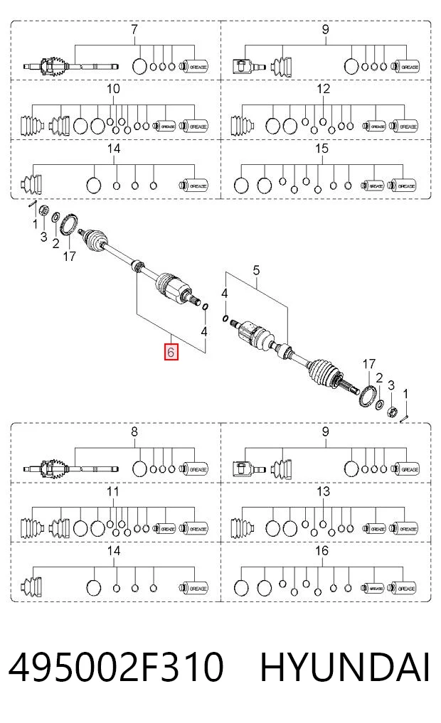 495002F310 Hyundai/Kia