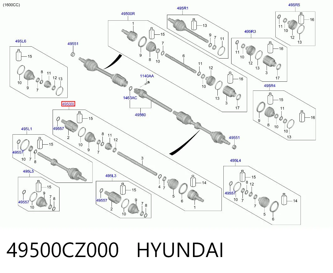 49500CZ000 Hyundai/Kia