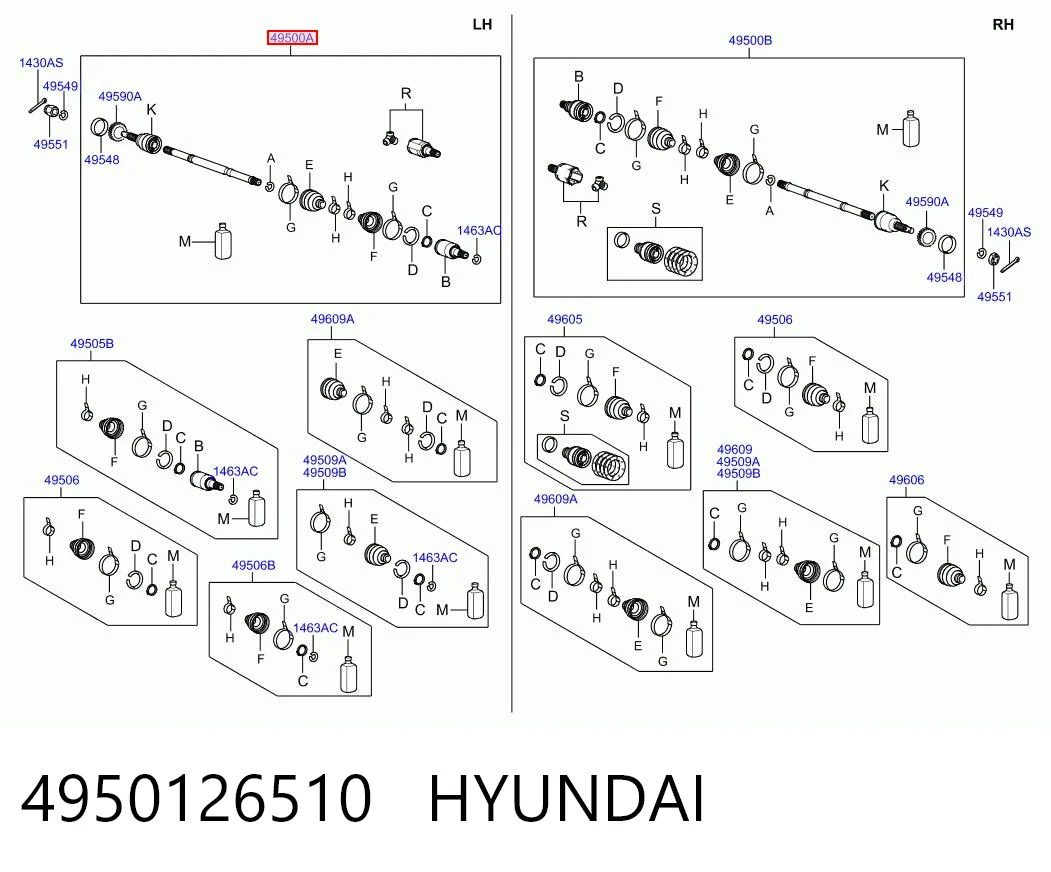 4950126510 Hyundai/Kia