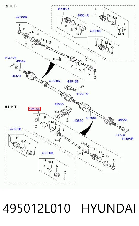 495012L010 Hyundai/Kia