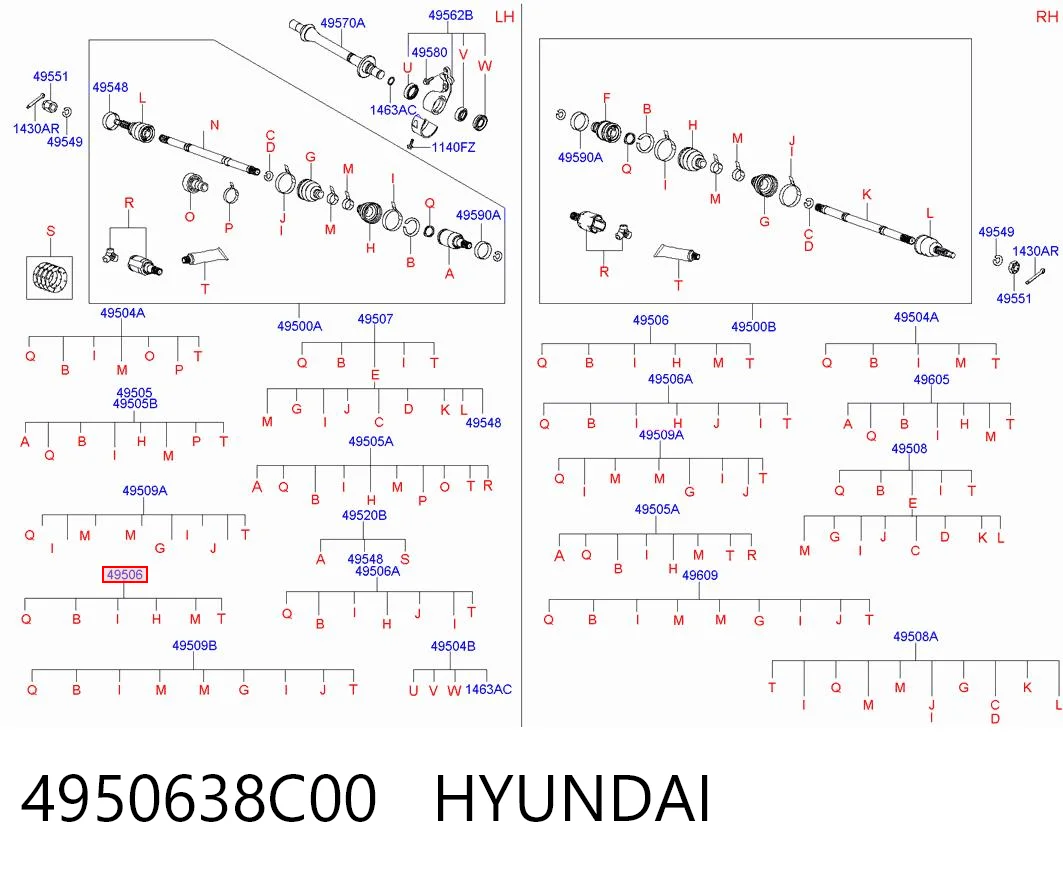 4950638C00 Hyundai/Kia