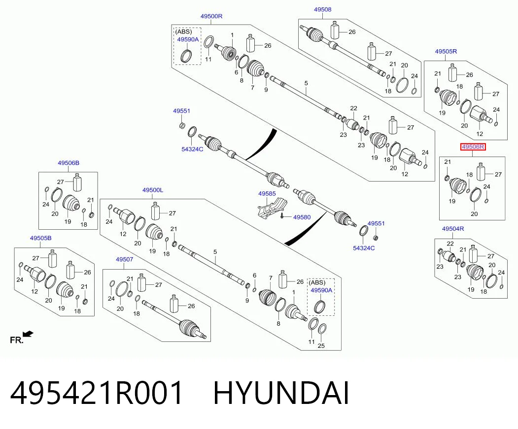 495421R001 Hyundai/Kia