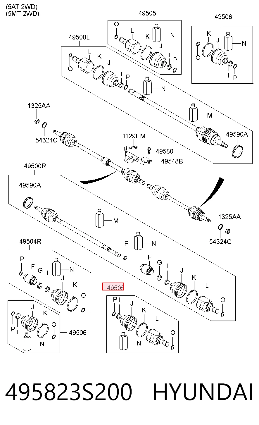 495823S200 Hyundai/Kia