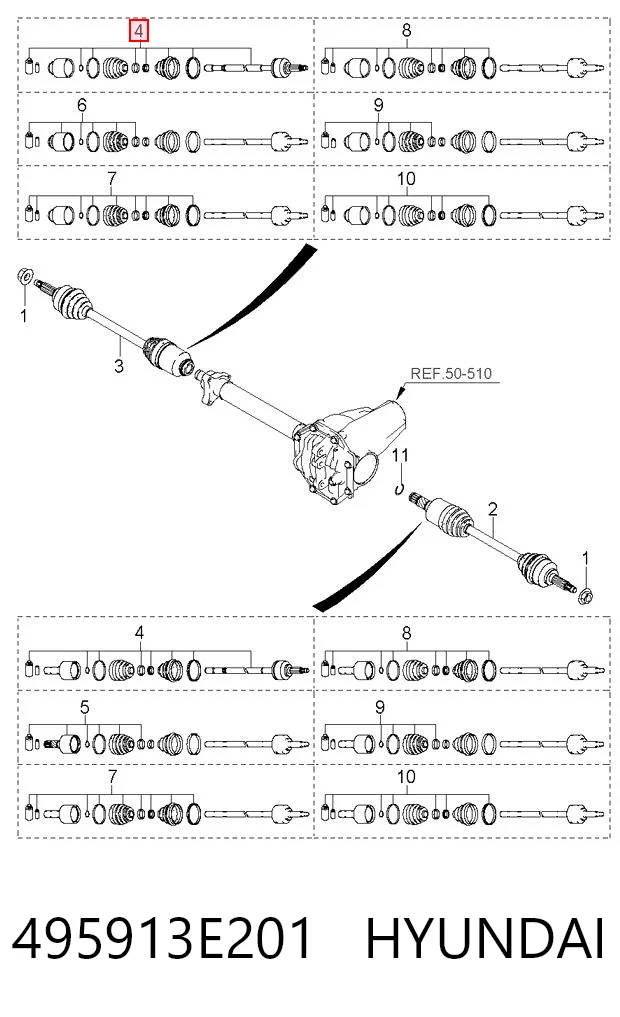 495913E201 Hyundai/Kia
