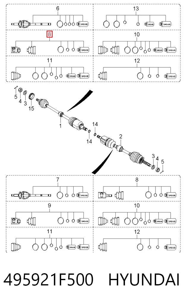 495921F500 Hyundai/Kia