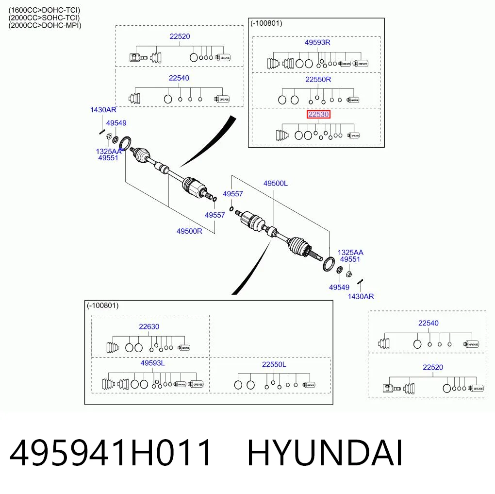 495941H011 Hyundai/Kia