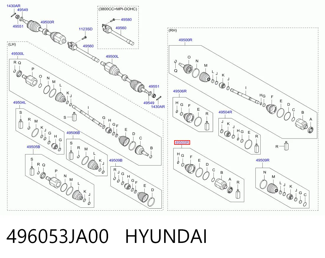 496053JA00 Hyundai/Kia
