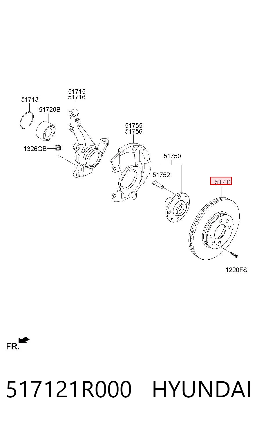 517121R000 Hyundai/Kia