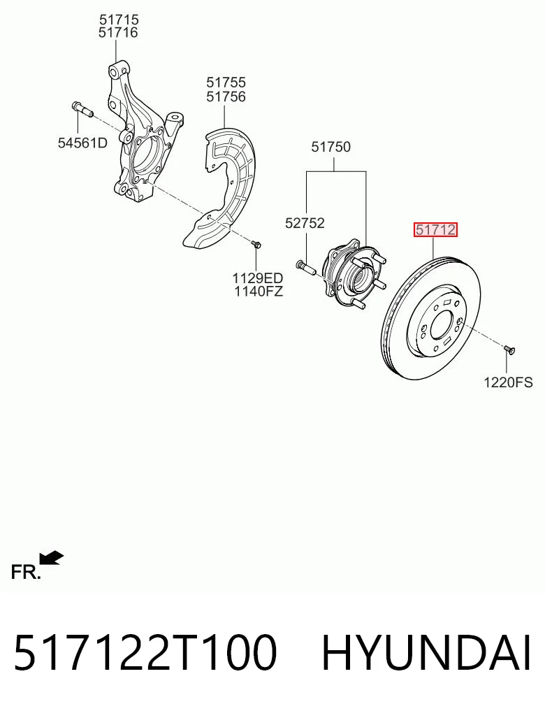 517122T100 Hyundai/Kia