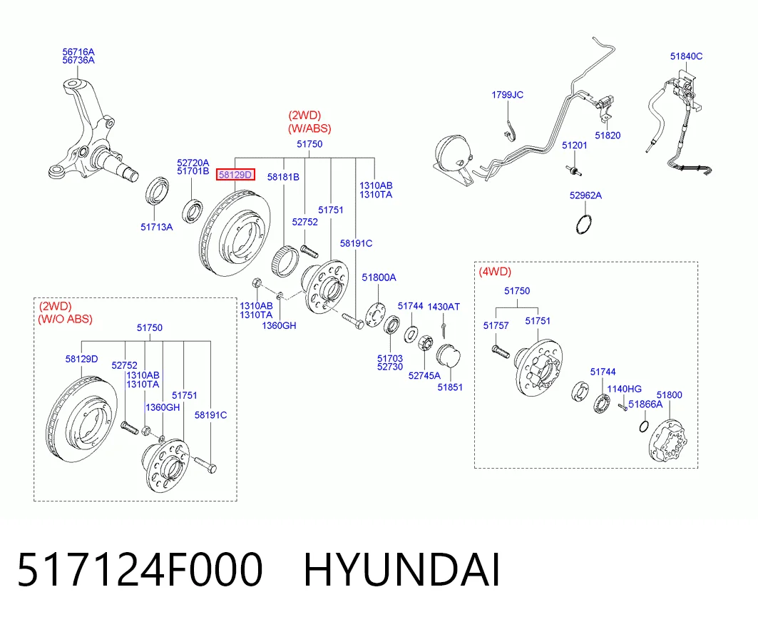 517124F000 Hyundai/Kia