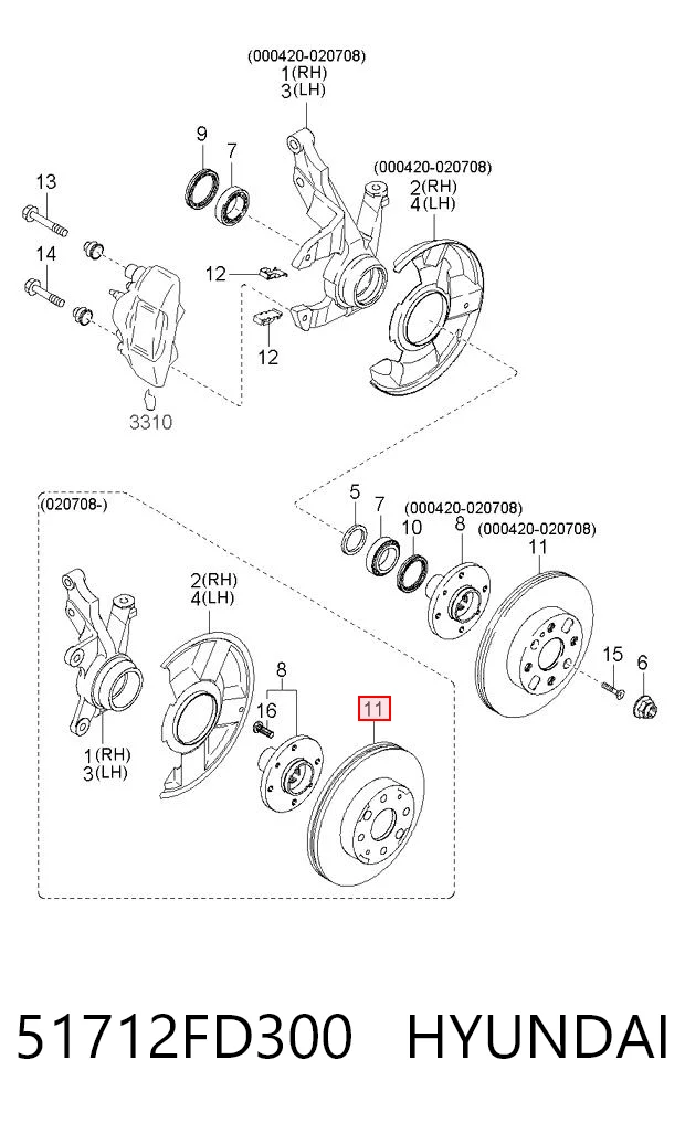 51712FD300 Hyundai/Kia