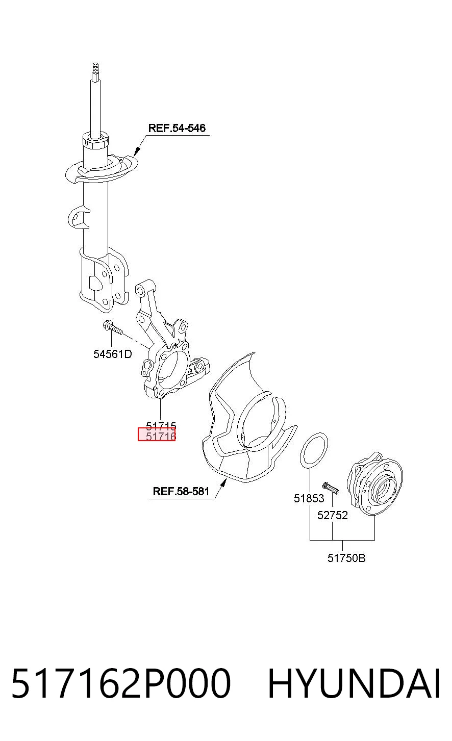 517162P000 Hyundai/Kia