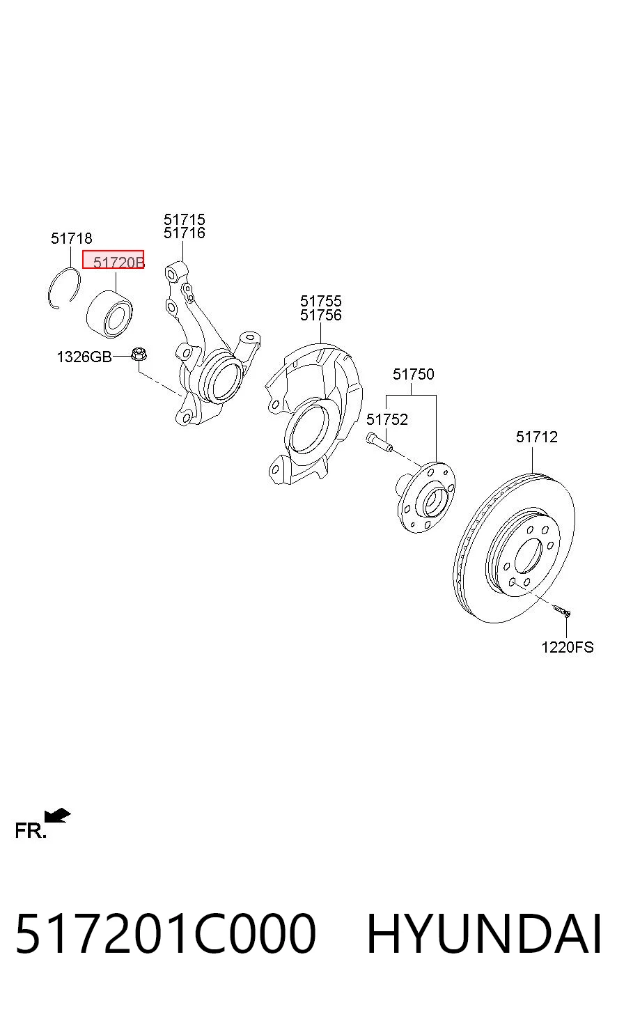 517201C000 Hyundai/Kia
